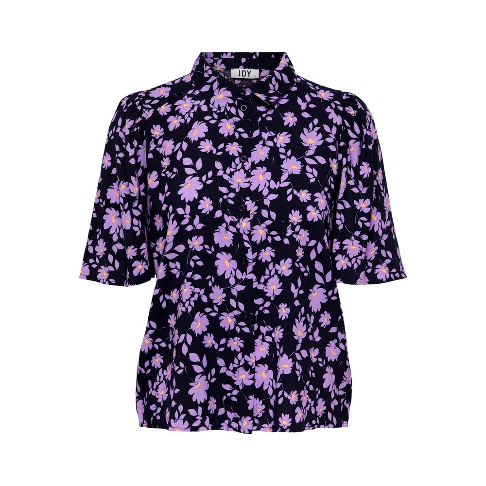 Purple Viscose Shortsleeve