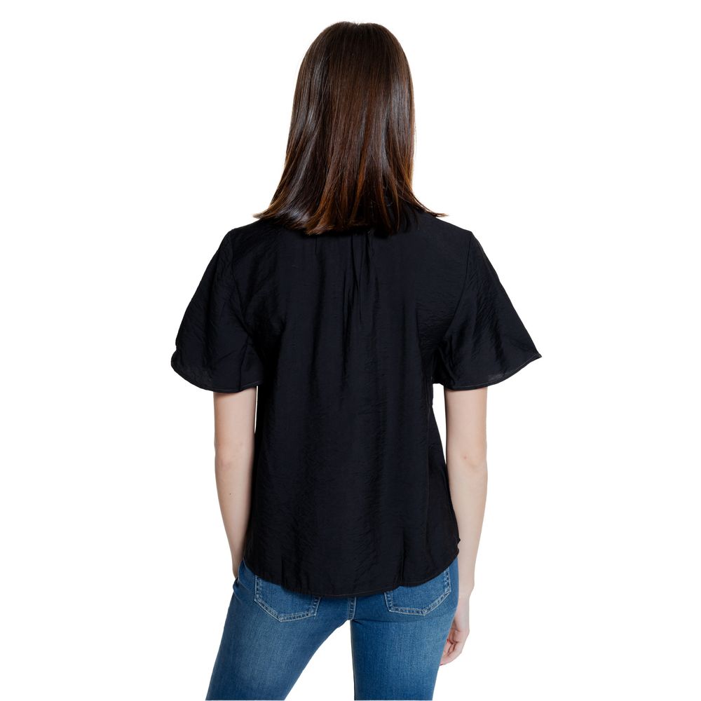 Black Viscose Shortsleeve