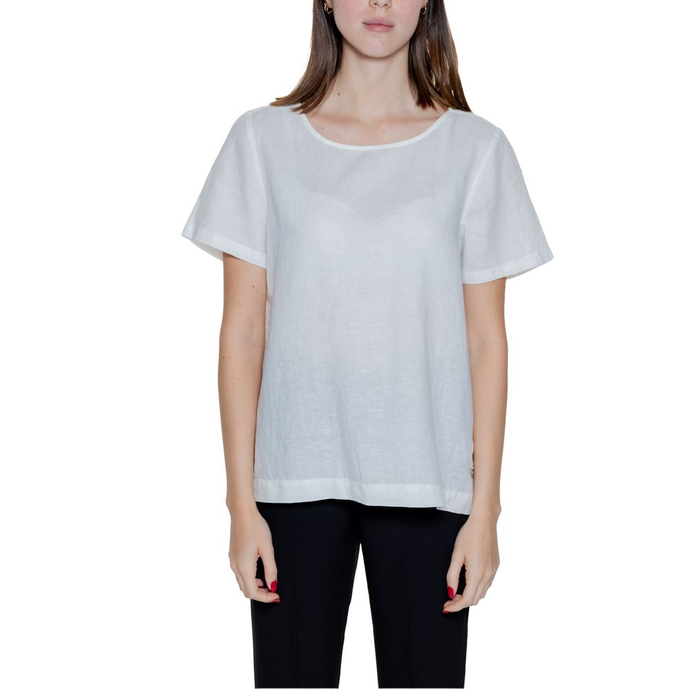 White Linen Blouse