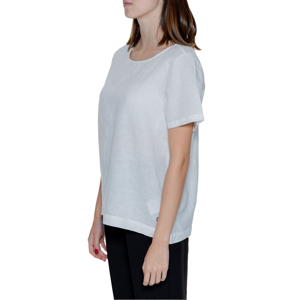 White Linen Blouse