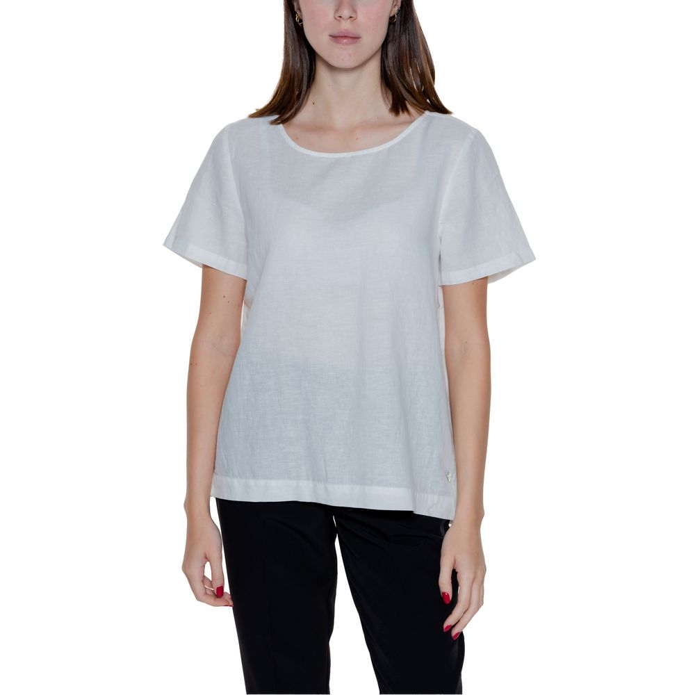 White Linen Blouse