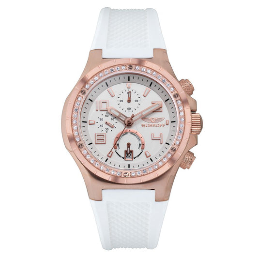 White Rubber Bracelet Watch