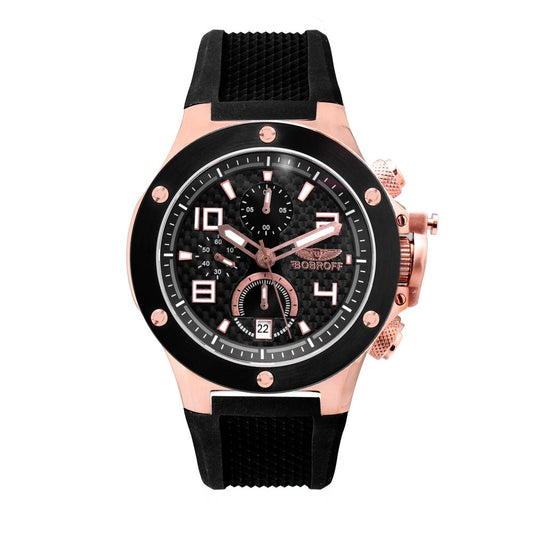 Black Rubber Sport Watch
