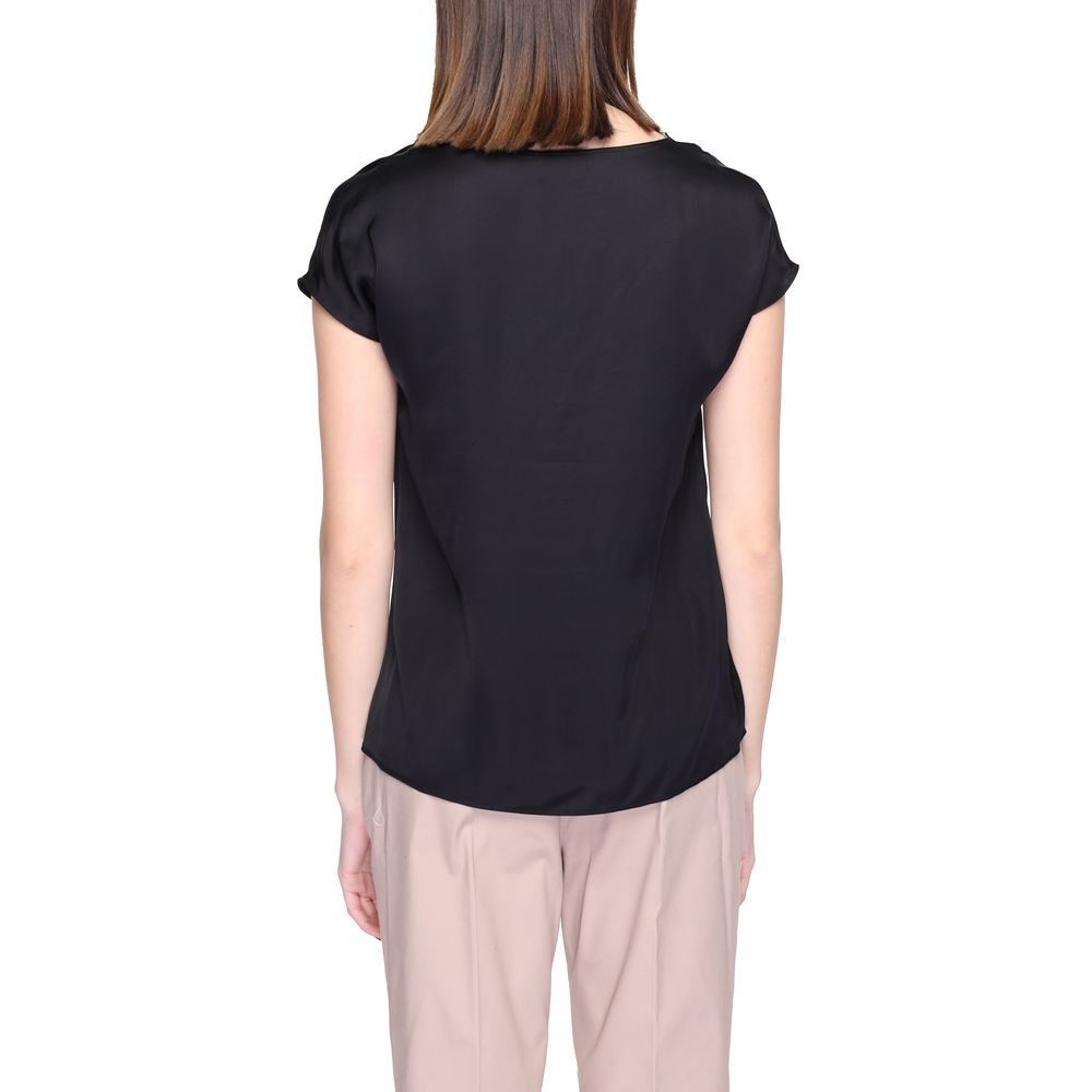 Black Viscose Blouse