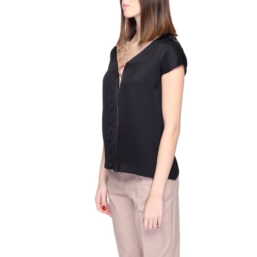 Black Viscose Blouse