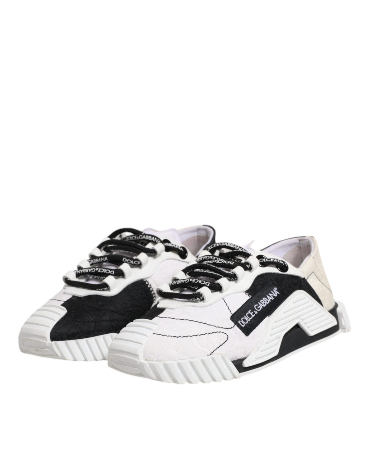 White Black NS1 Low Top Sneakers Shoes