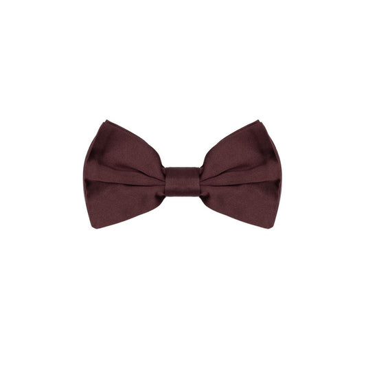 Burgundy Silk Bowtie