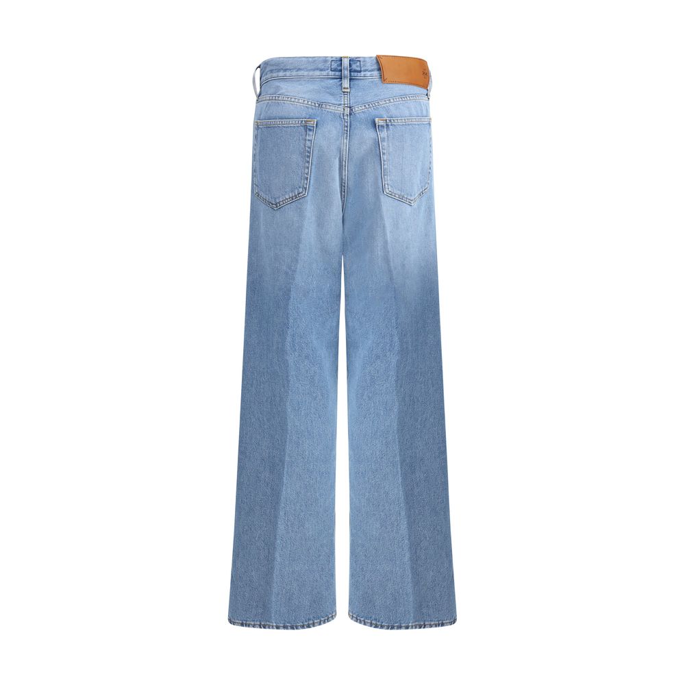 Light Blue Cotton Jeans Denim