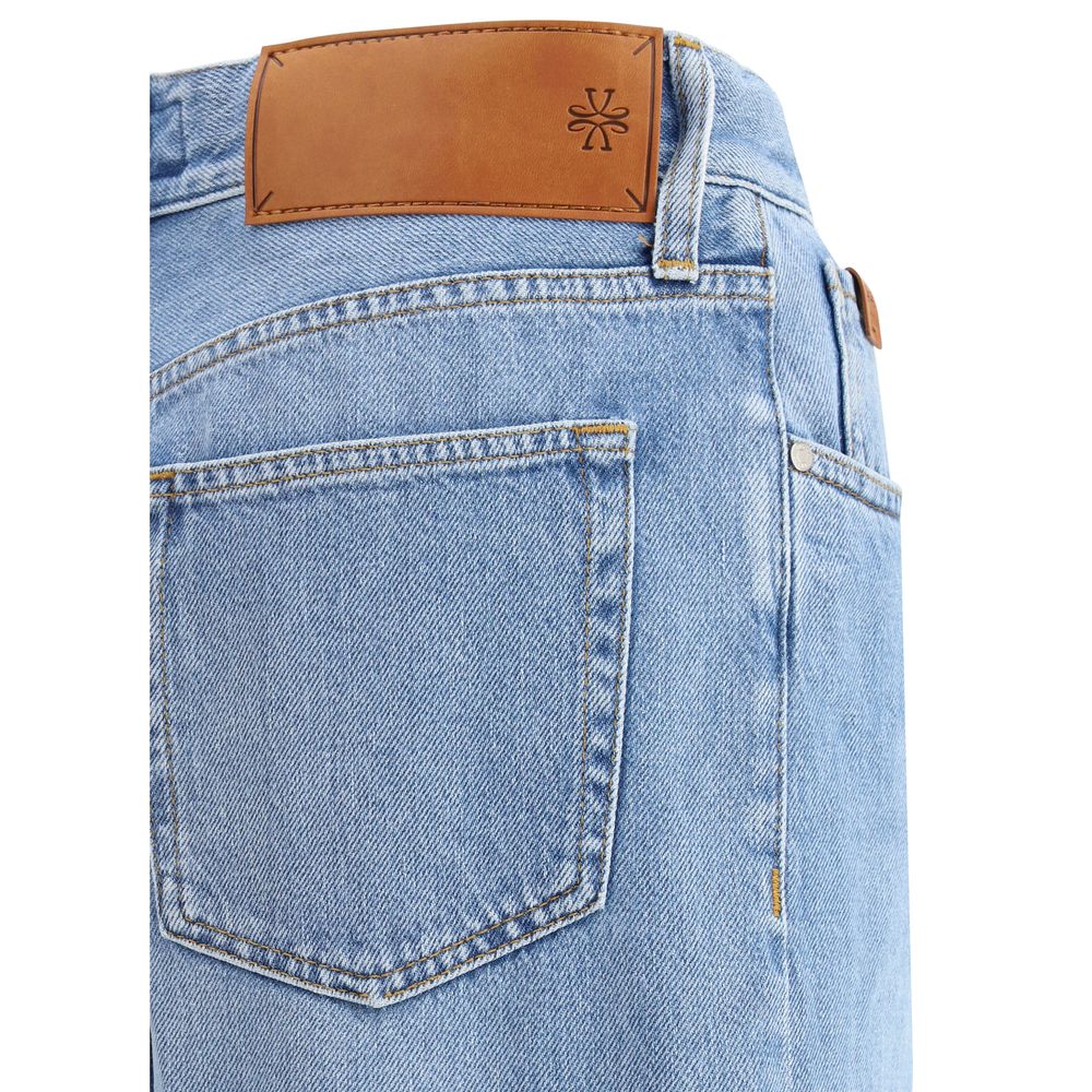 Light Blue Cotton Jeans Denim