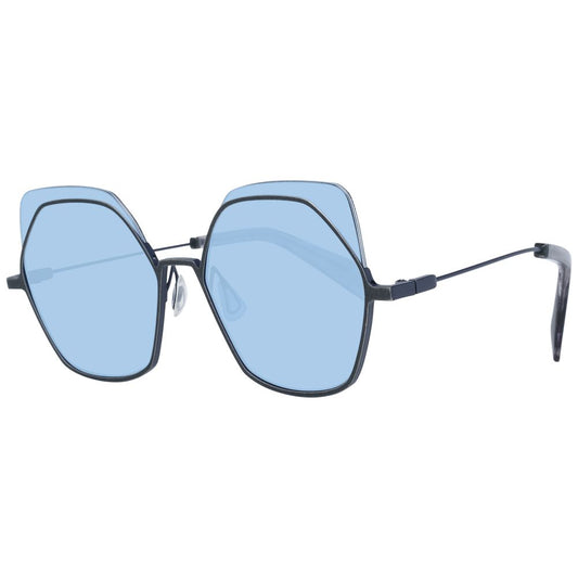 Gray Metal & Plastic Sunglasses