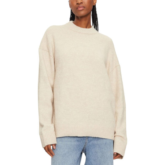 Beige Polyester Sweatshirt