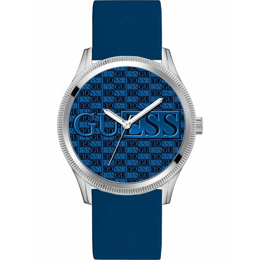 Blue Synthetic Dress Watch