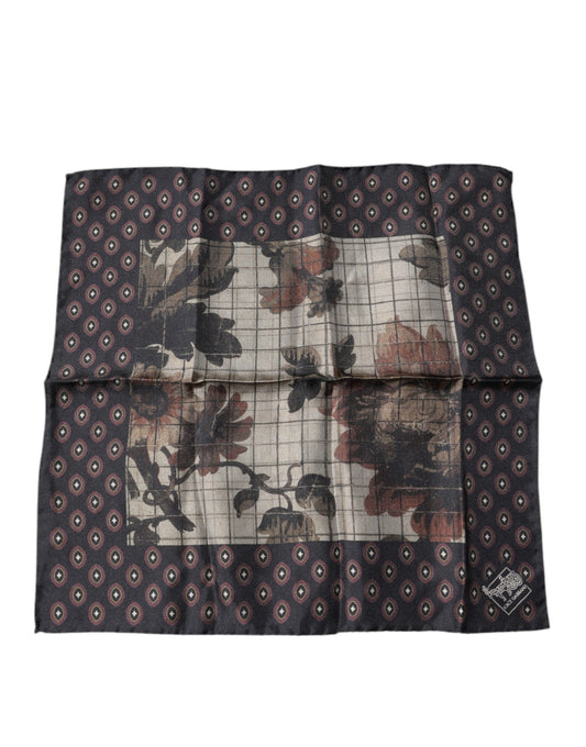 Multicolor Floral Fantasy Handkerchief Scarf