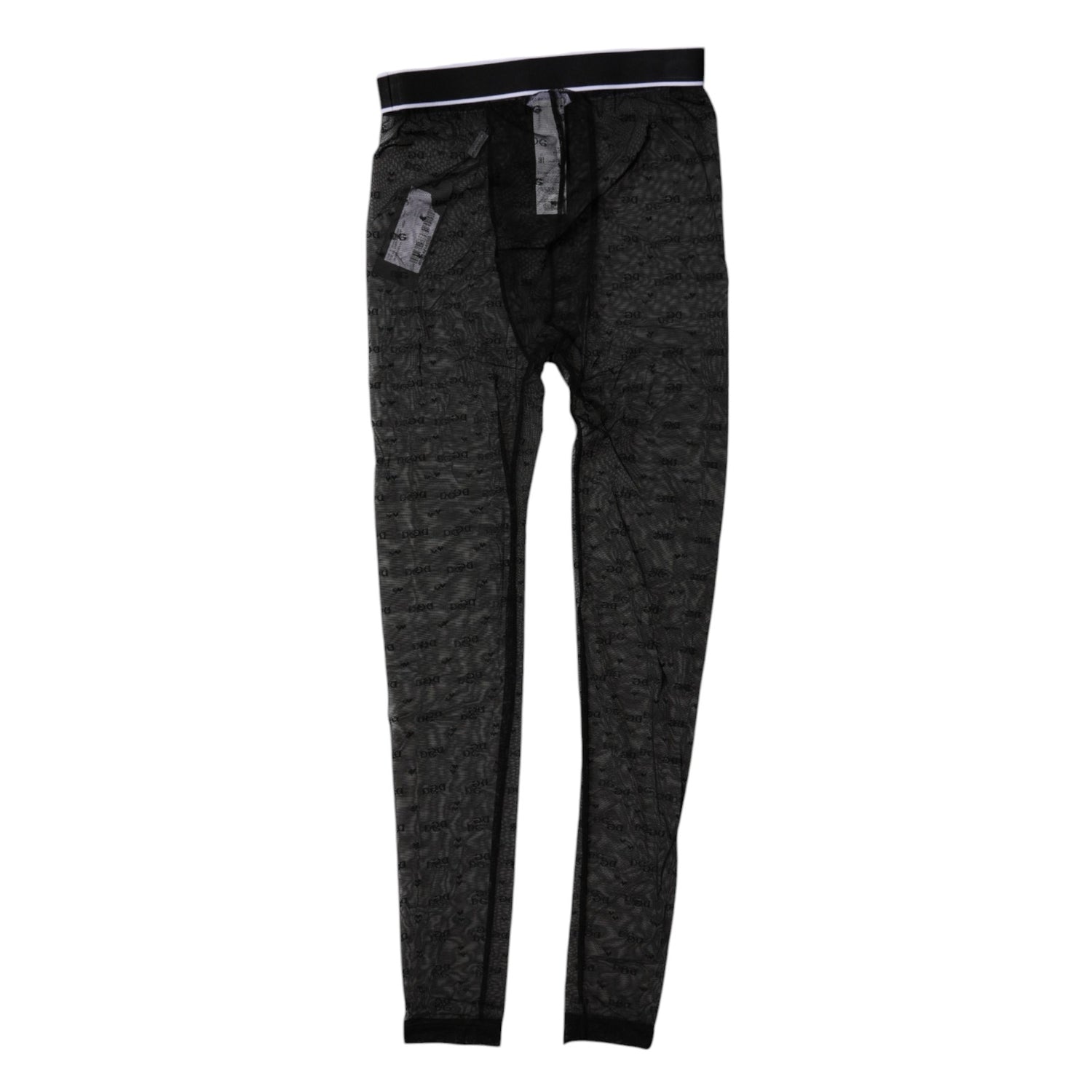 Black Logo Lace Lingerie Tight Pants Underwear