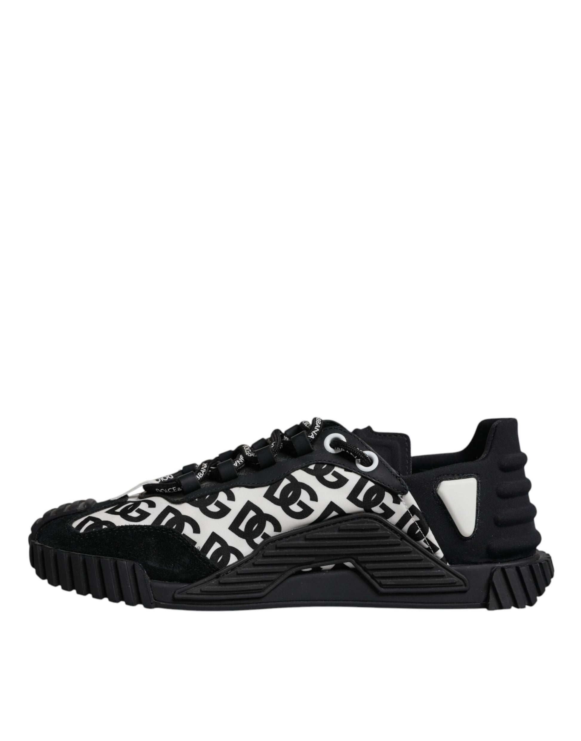 Black Logo Lace Up Low Top NS1 Sneakers Shoes