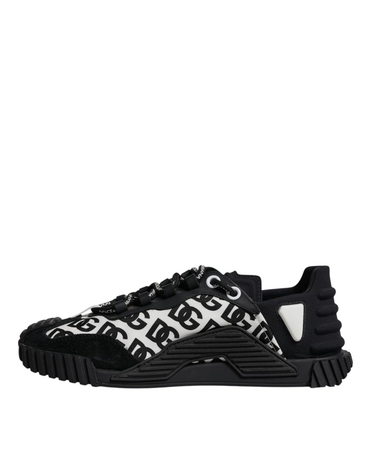 Black Logo Lace Up Low Top NS1 Sneakers Shoes