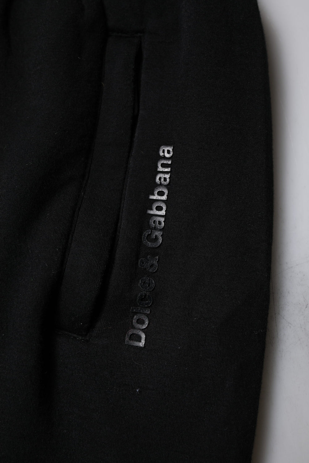 Black Cotton Blend Men Jogger Sweatpants Pants