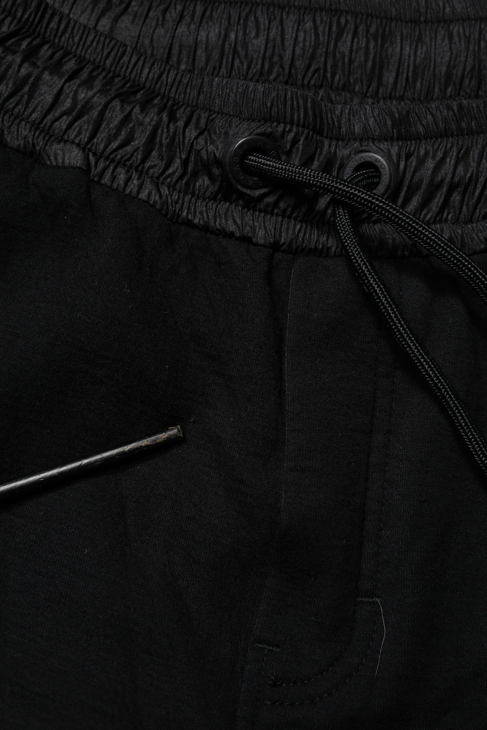 Black Cotton Blend Men Jogger Sweatpants Pants