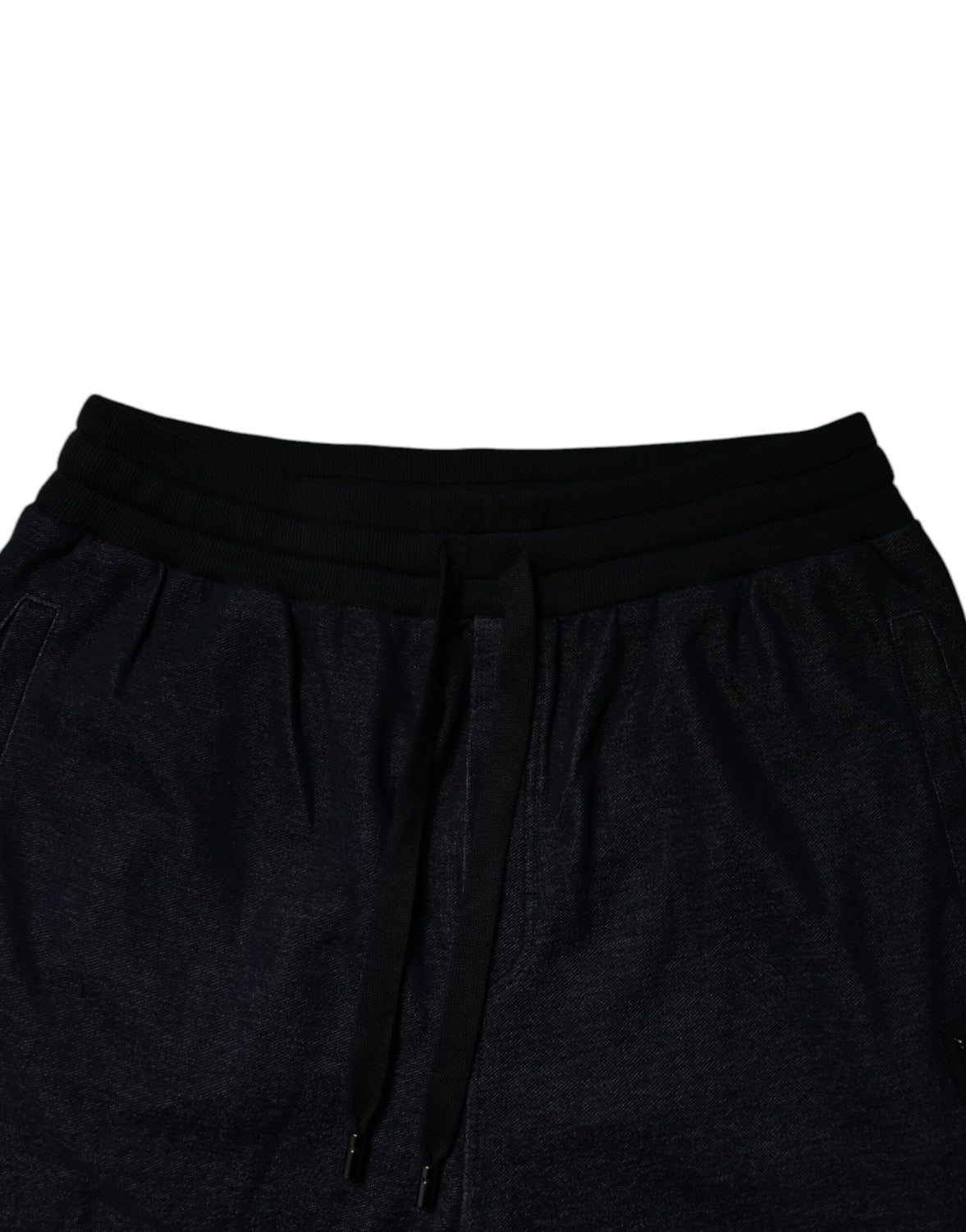 Black Jacquard Cotton Jogger Sweatpants Pants