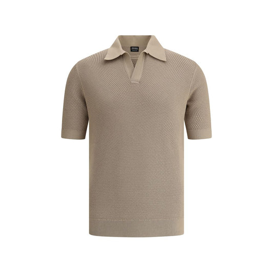 Knit Polo Shirt