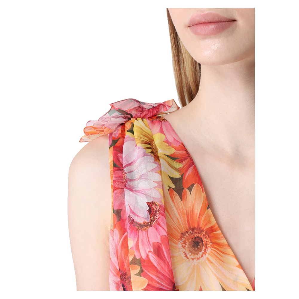 Multicolor Silk Dress