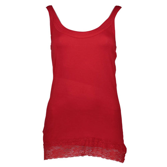 Red Cotton Women Tank