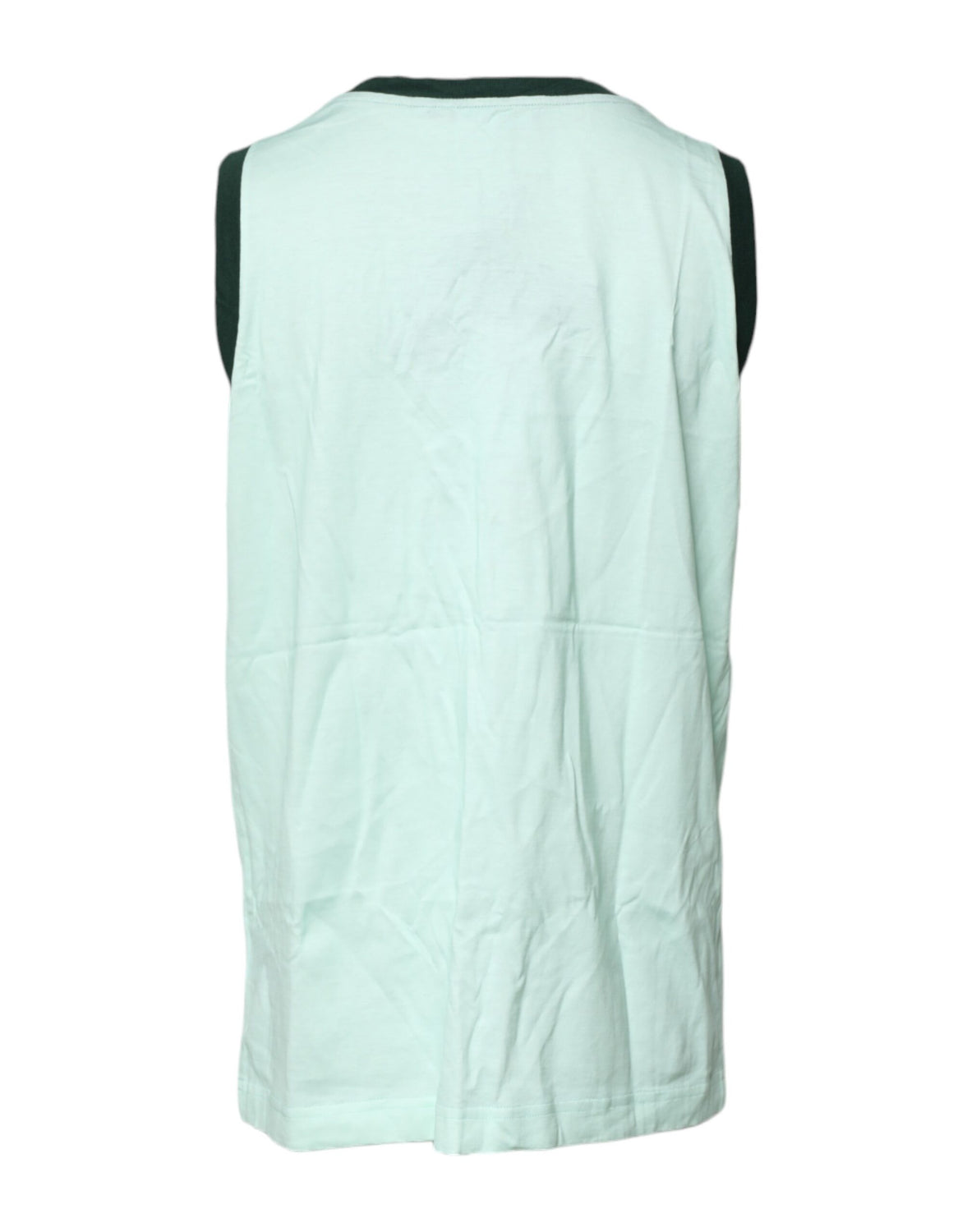 Light Green Graphic Print Sleeveless Tank T-shirt