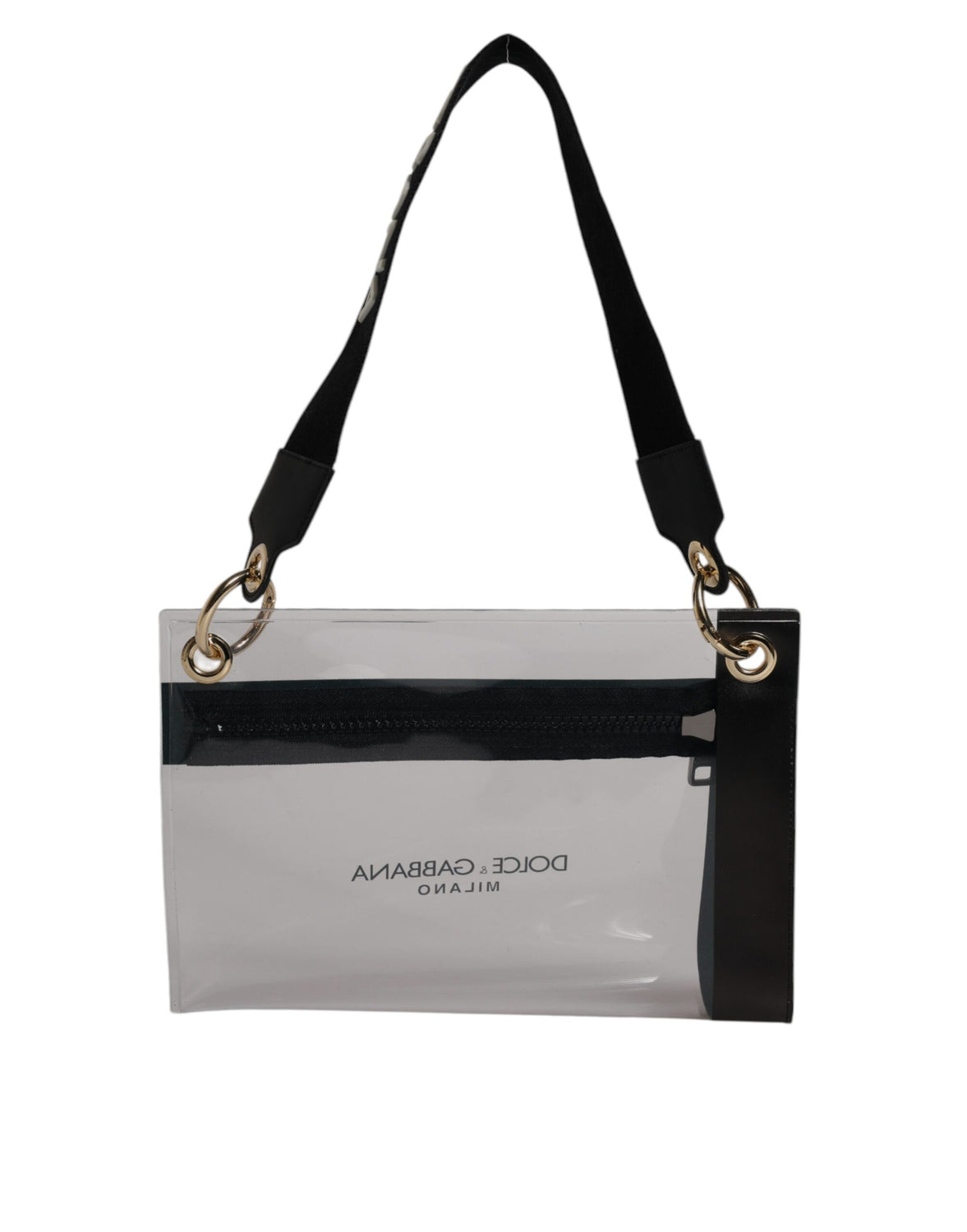 Clear PVC Leather Pouch Shoulder Strap Bag