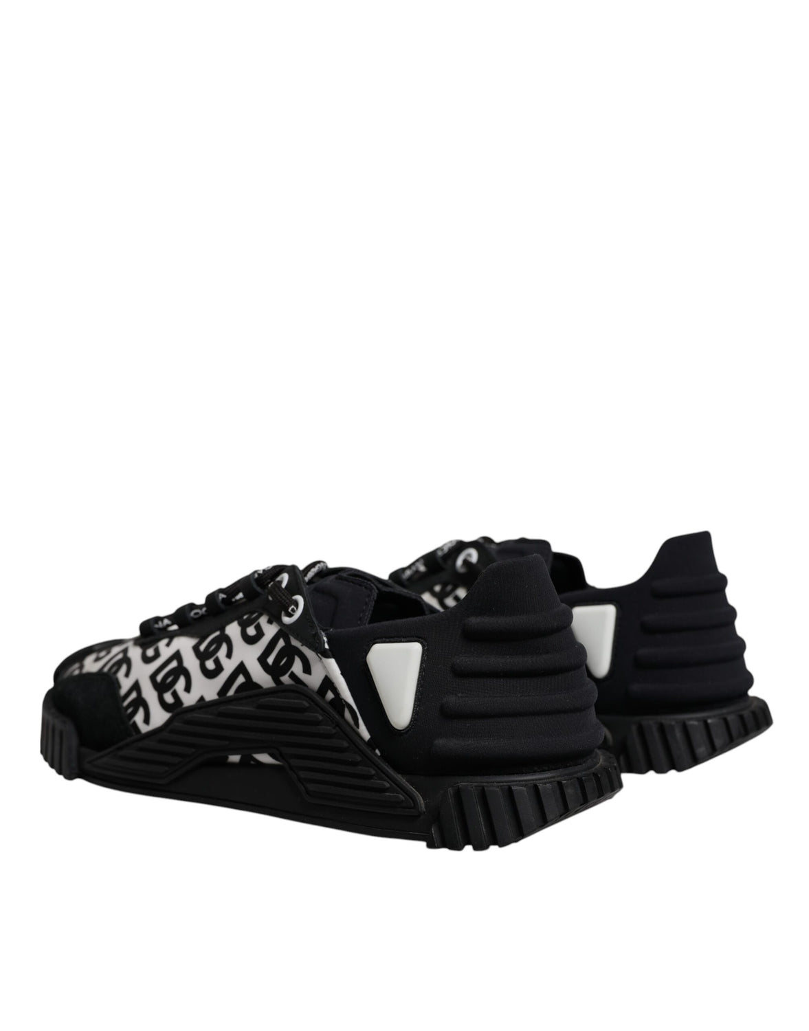 Black Logo Lace Up Low Top NS1 Sneakers Shoes