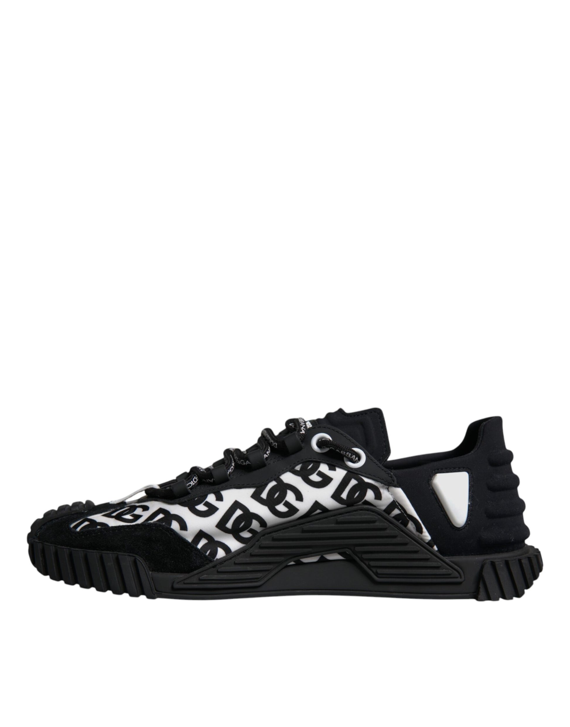 Black Logo Lace Up Low Top NS1 Sneakers Shoes