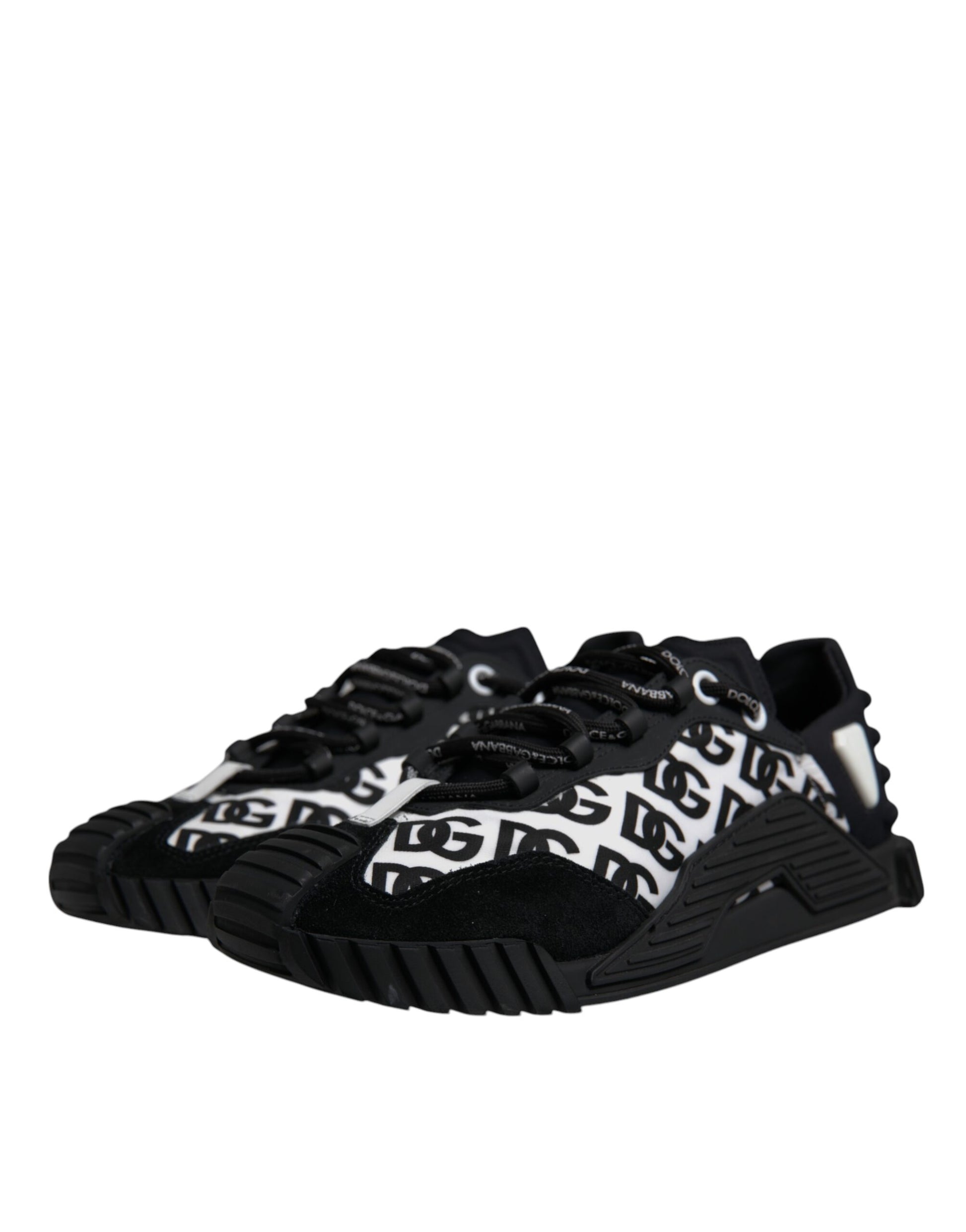 Black Logo Lace Up Low Top NS1 Sneakers Shoes