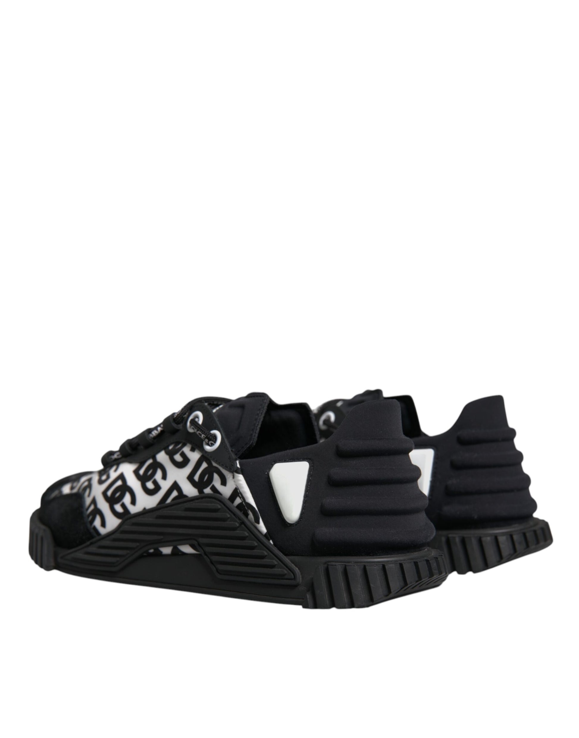 Black Logo Lace Up Low Top NS1 Sneakers Shoes