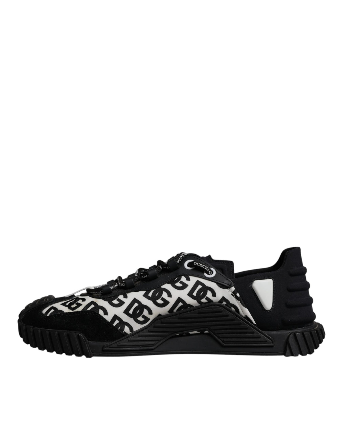 Black Logo Lace Up Low Top NS1 Sneakers Shoes