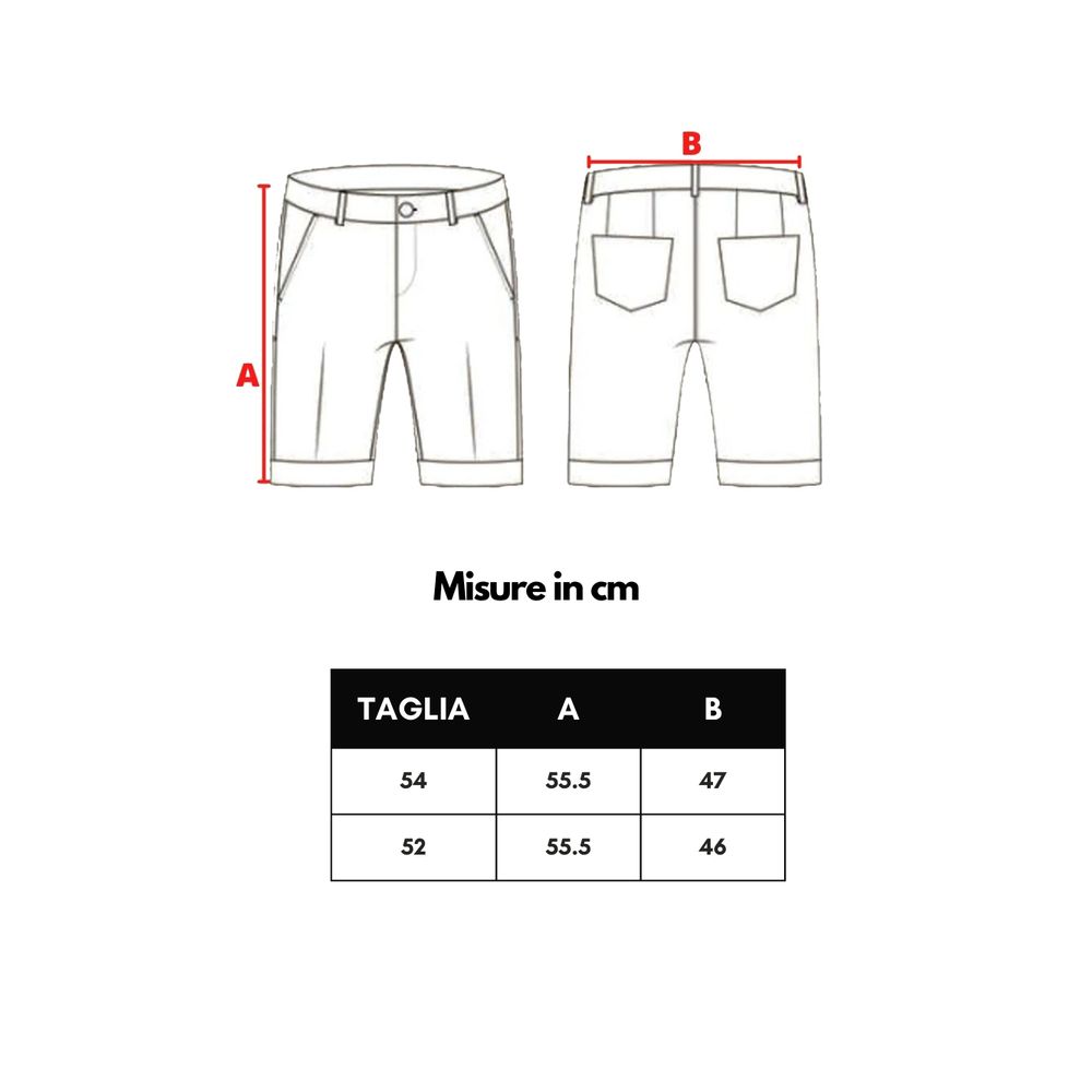 Beige Cotton Bermuda