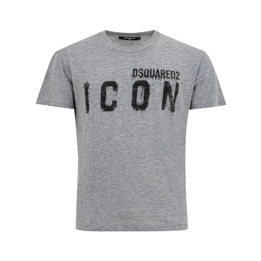 Gray Cotton T-Shirt