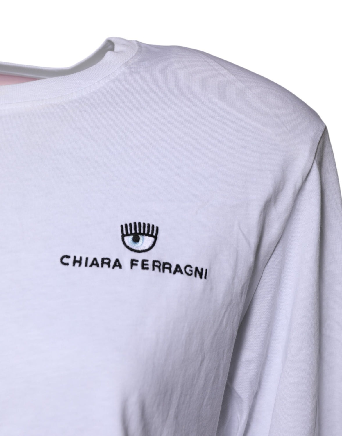 White Short Sleeves Logo Printed T-shirt