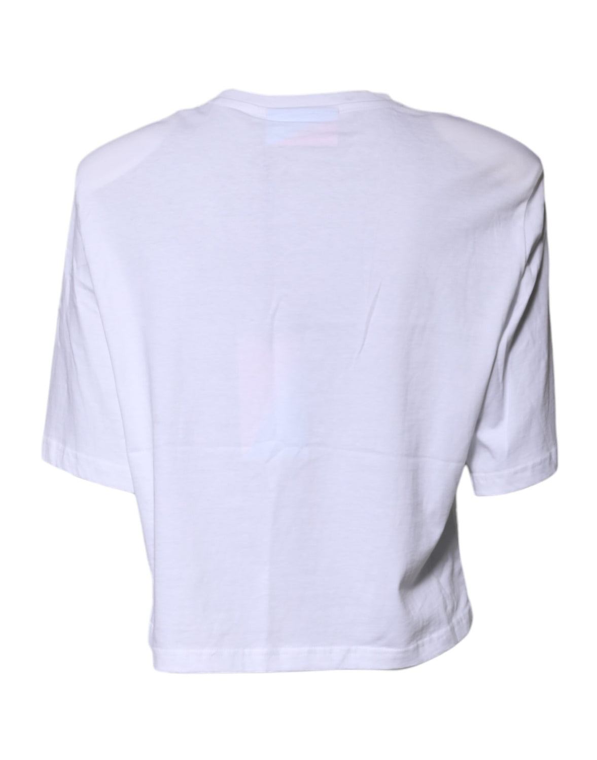 White Short Sleeves Logo Printed T-shirt