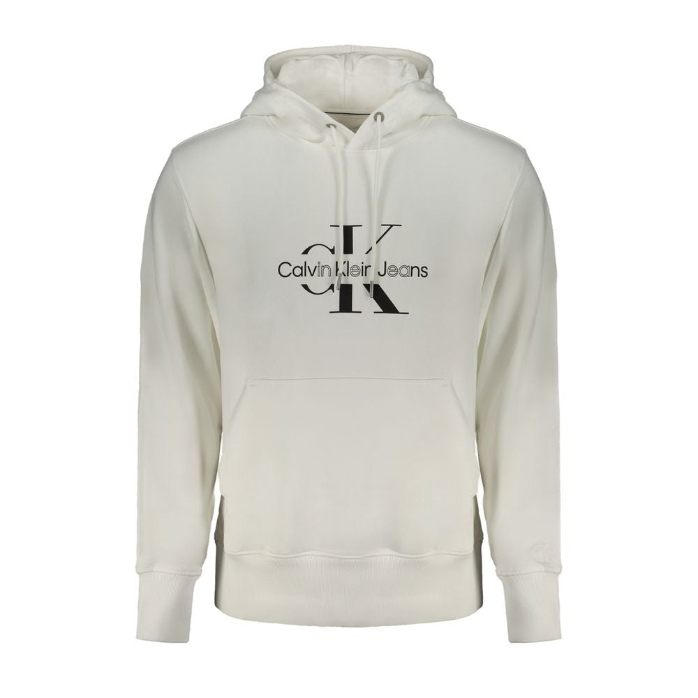 White Cotton Men Sweater
