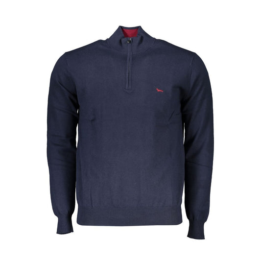 Blue Cotton Men's Sweater