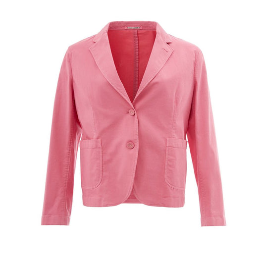 Pink Cotton Blazer