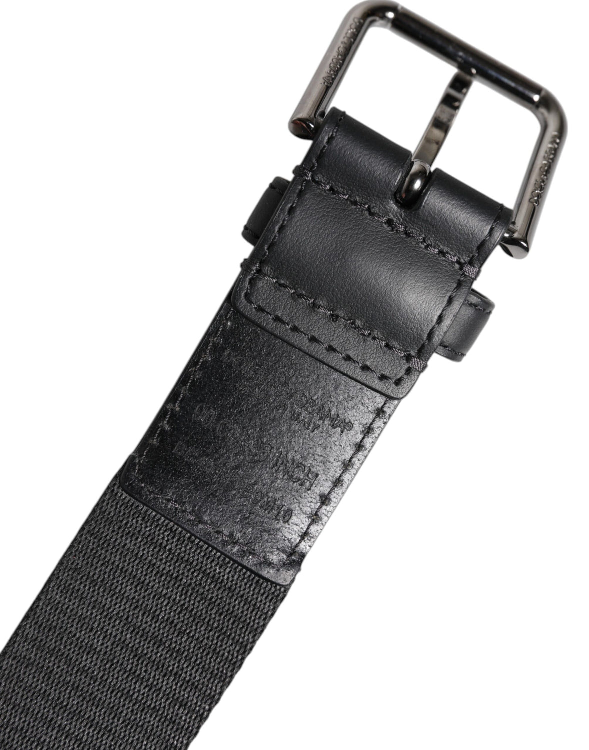 Green Black Classic Metal Logo Buckle Belt