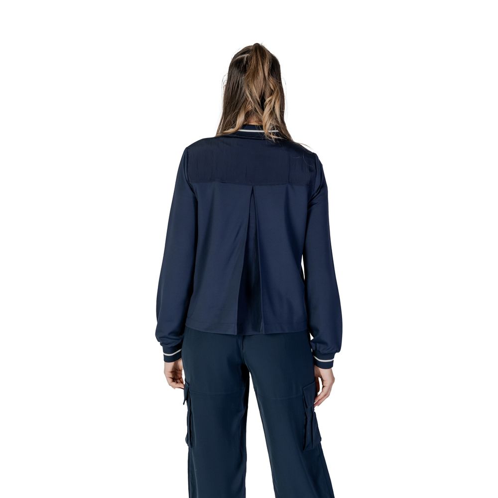 Blue Viscose Sweatshirt