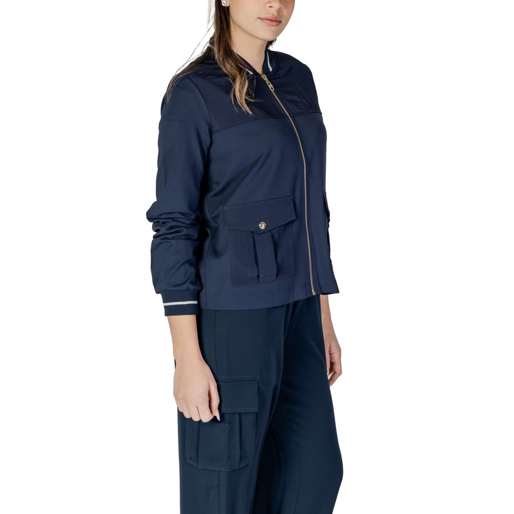Blue Viscose Sweatshirt