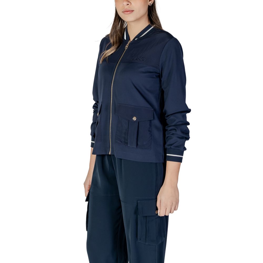 Blue Viscose Sweatshirt