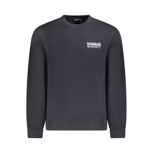Black Cotton Sweatshirt