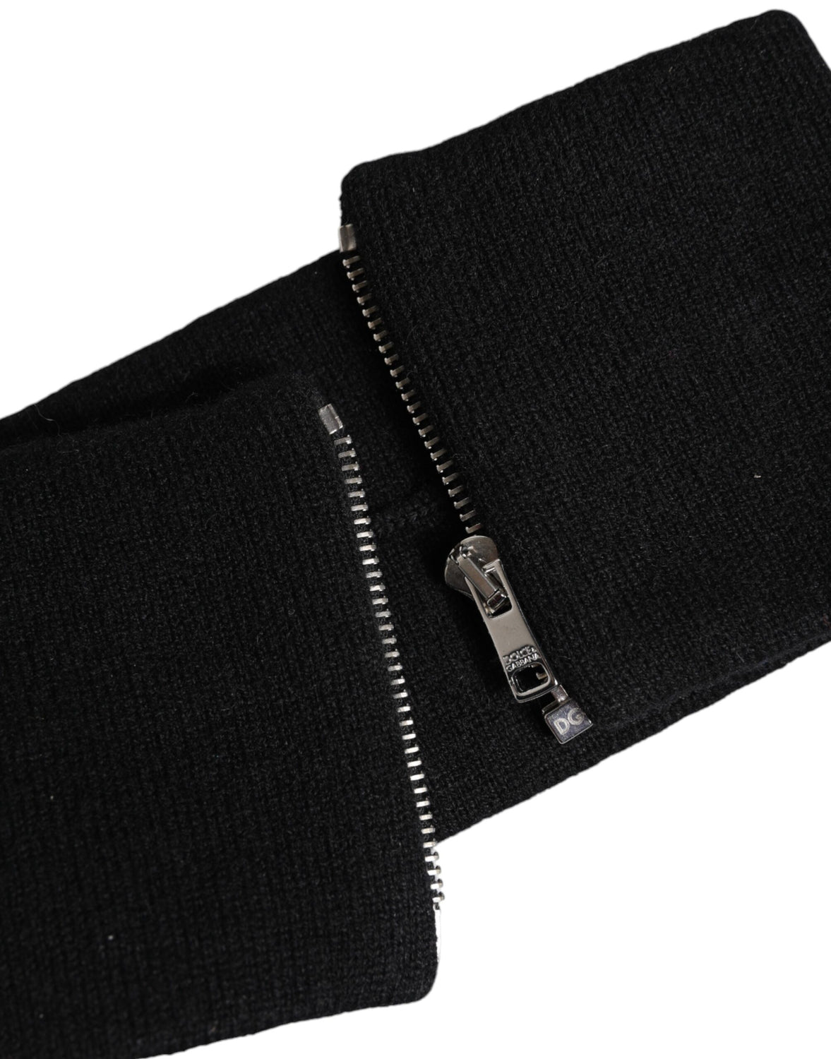 Black White Knitted Headband Hat
