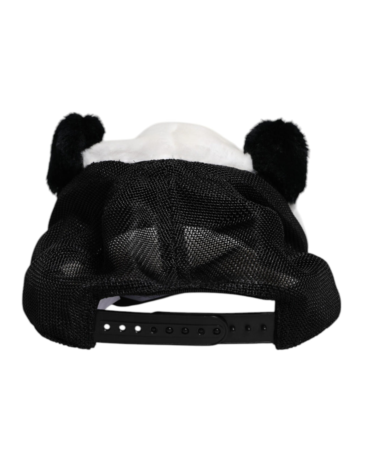 Black White Panda Fur Women Baseball Cap