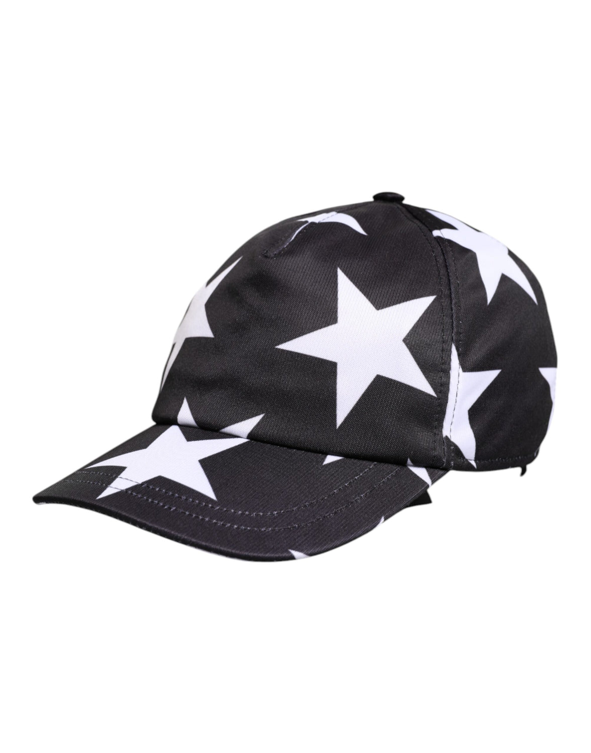 Black Star Print Polyester Baseball Cap