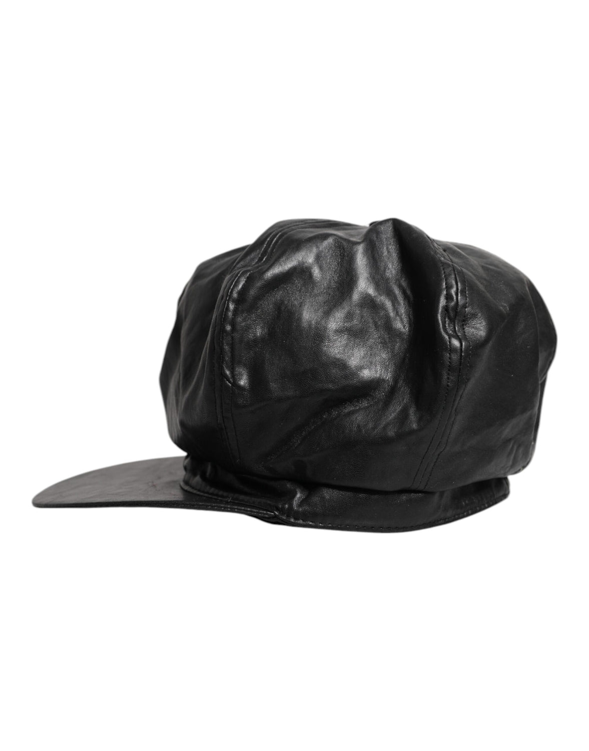 Black Calf Newsboy Capello Cabbie Hat