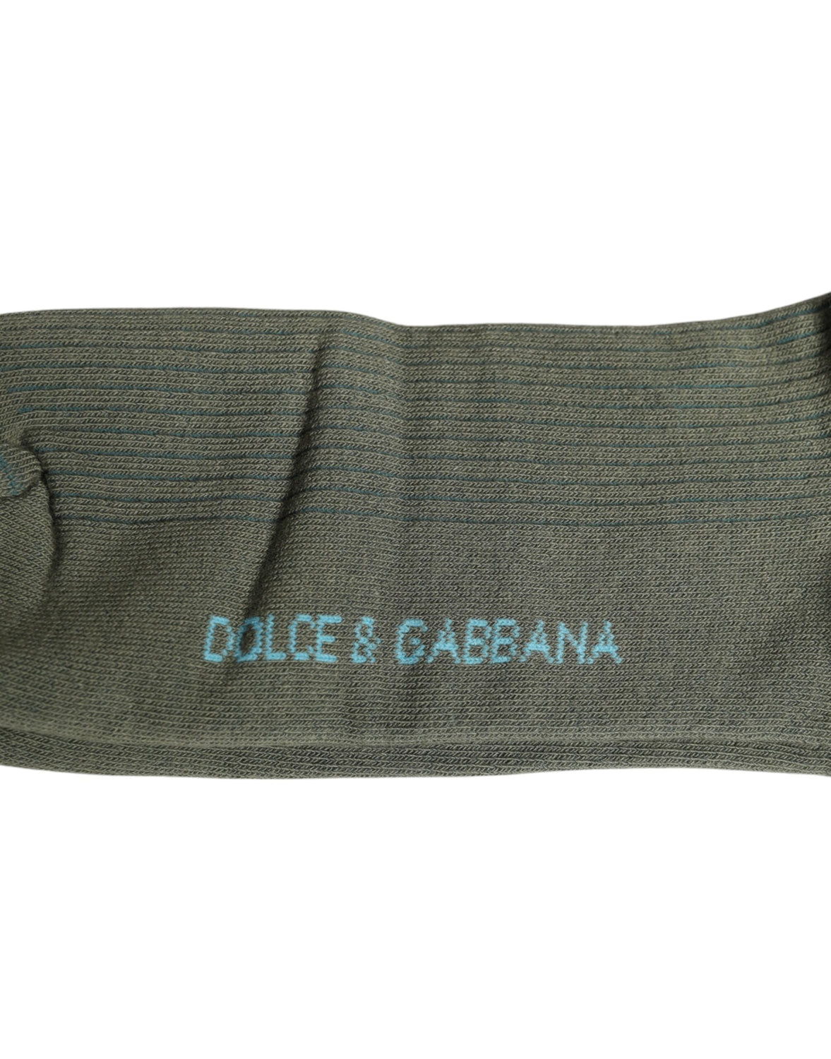 Gray Cotton DG Bear Mid Calf Socks